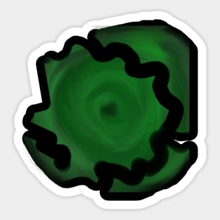 Green holiday gift 2 Sticker